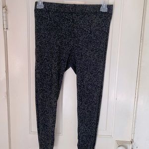 Crackle grey leggings